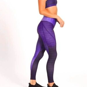 Niyamasol Purple Croc Leggings S
